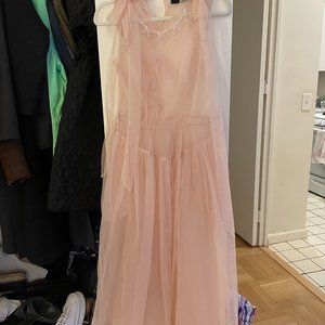 Simone Rocha pink embellished tulle dress size US 4/UK8